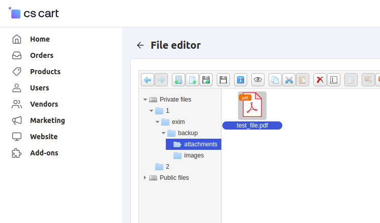 File editor