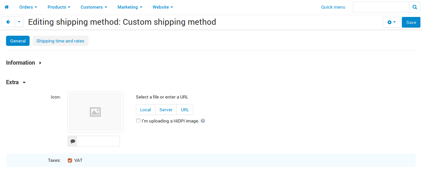 Applying a tax to a shipping method in CS-Cart or Multi-Vendor.
