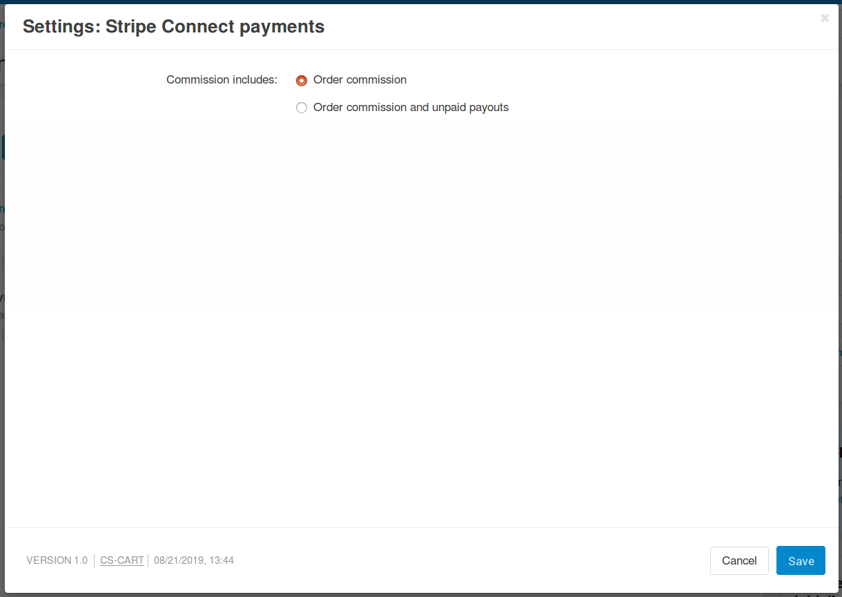 Configure the settings of the Stripe Connect Payments add-on.