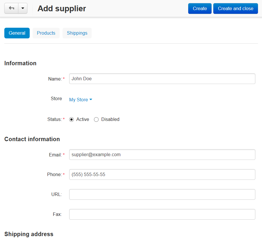 How To Set Up The Suppliers Add On Cs Cart 4 12 X Documentation